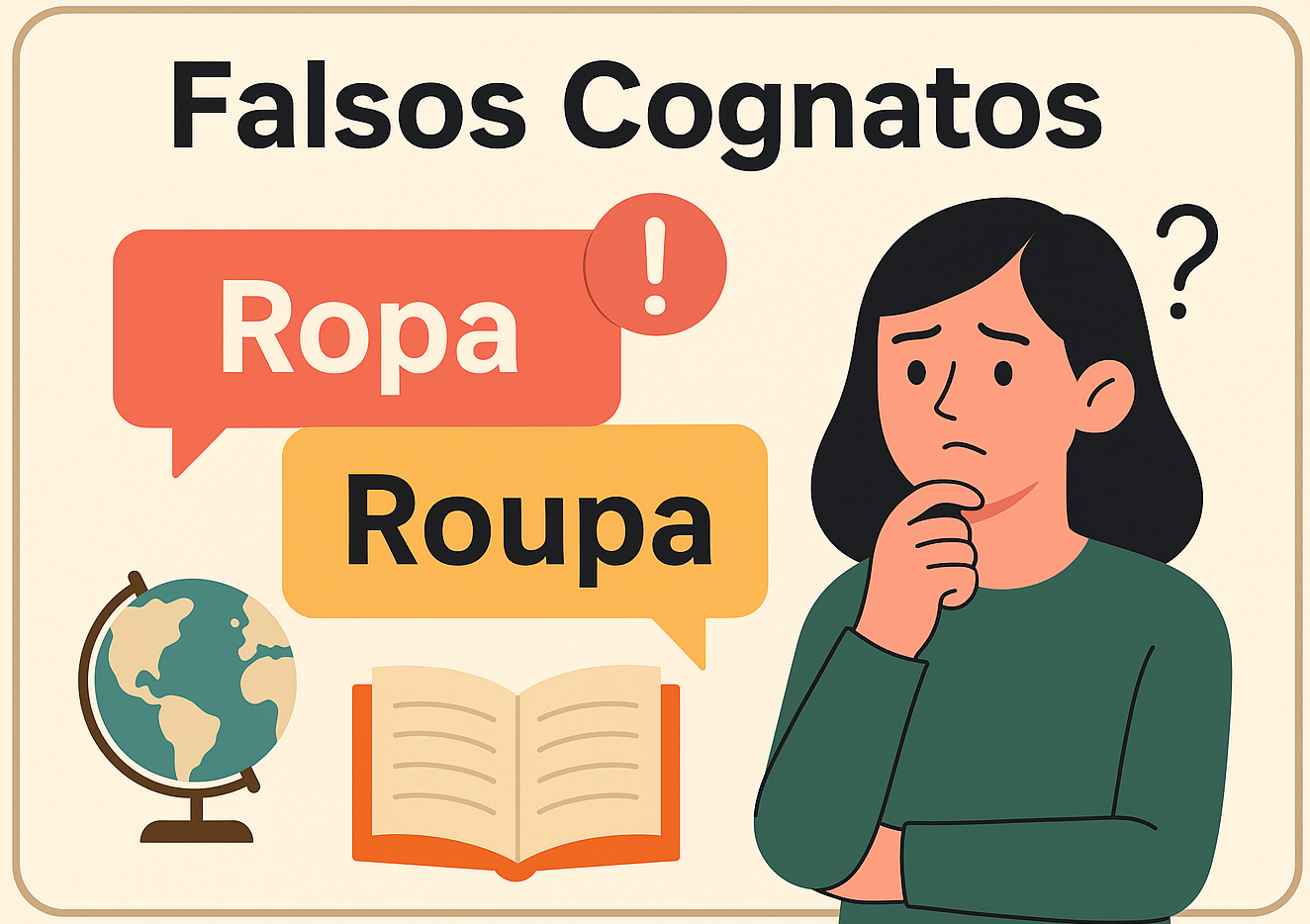 20  principais falsos cognatos